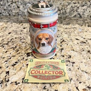 Budweiser Beer Stein. Man’s Best Friend. Beagle